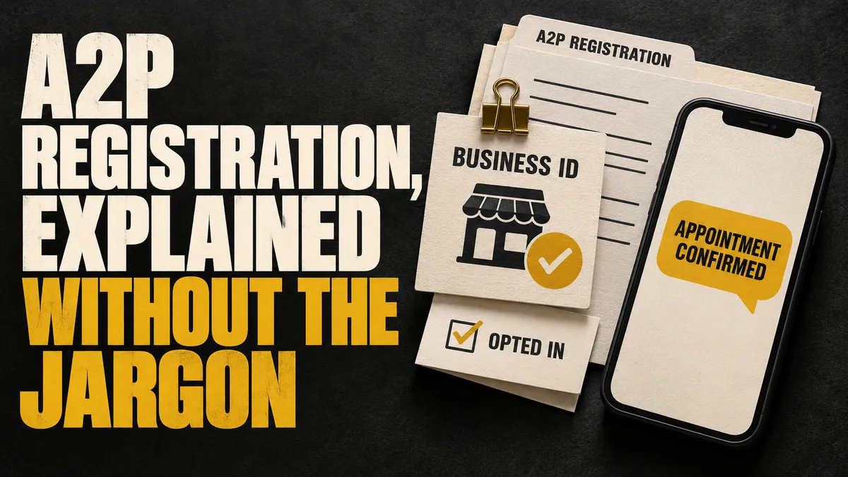 A2P registration, explained without the jargon