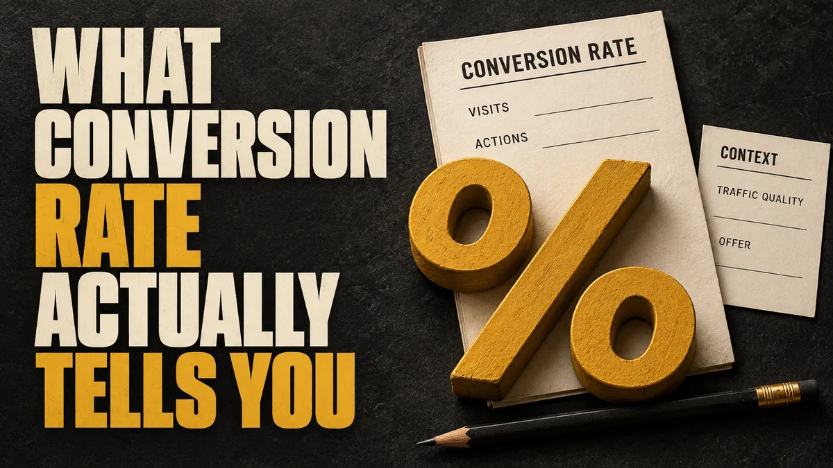 What conversion rate actually tells you