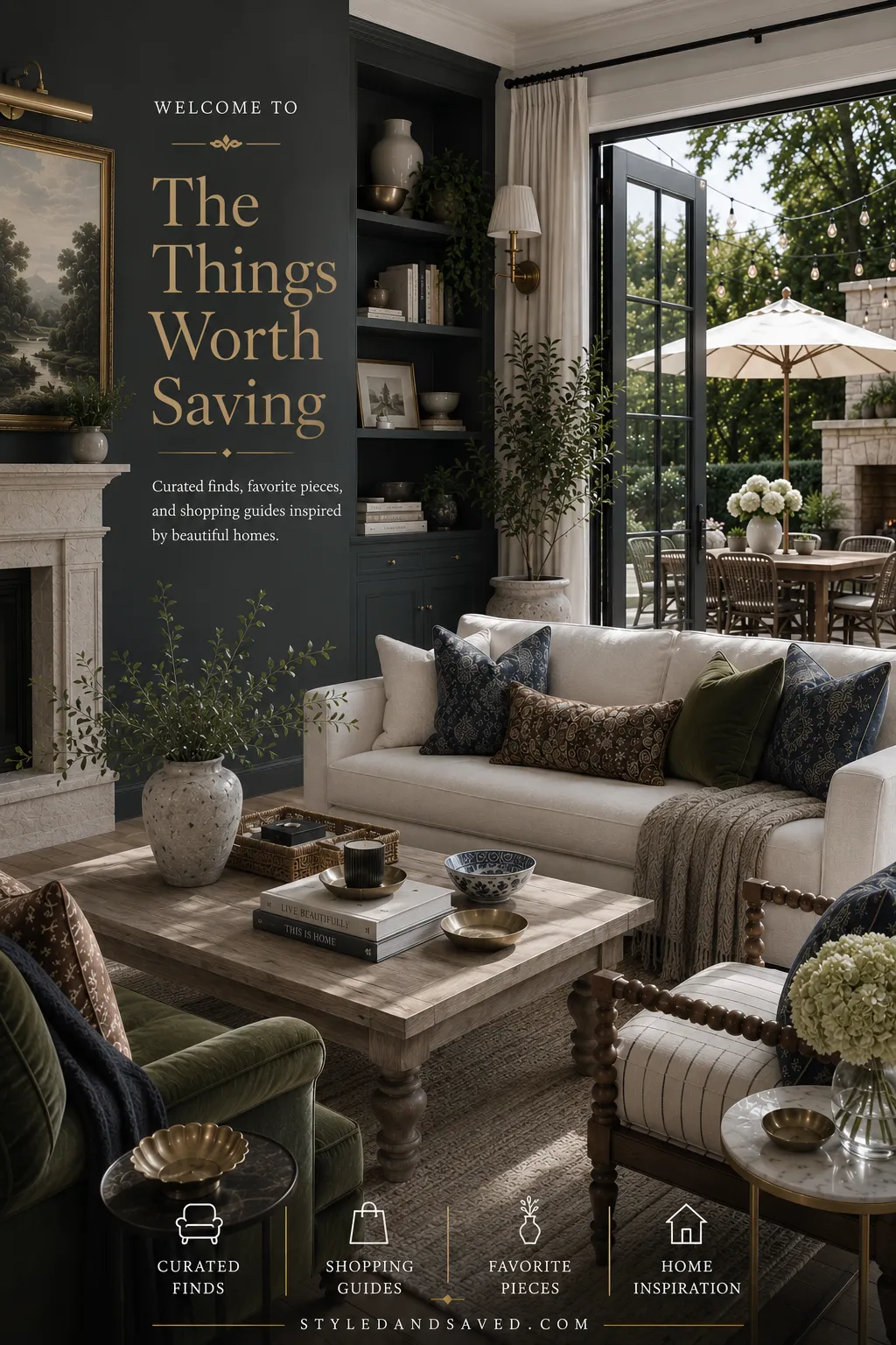 Editorial styled interior space