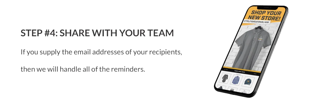 Step 4: Share with your team