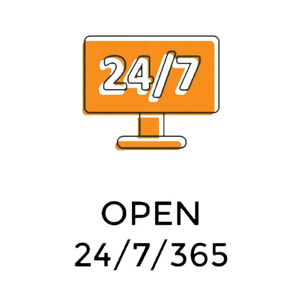 open 24/7/365