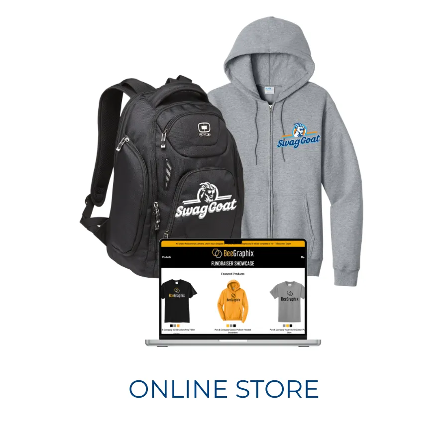 Online Store - Simplify ordering with a custom online store where employees or customers can shop branded merchandise