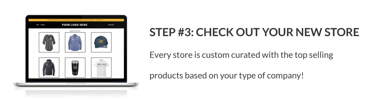 Step 3: Check out your new store