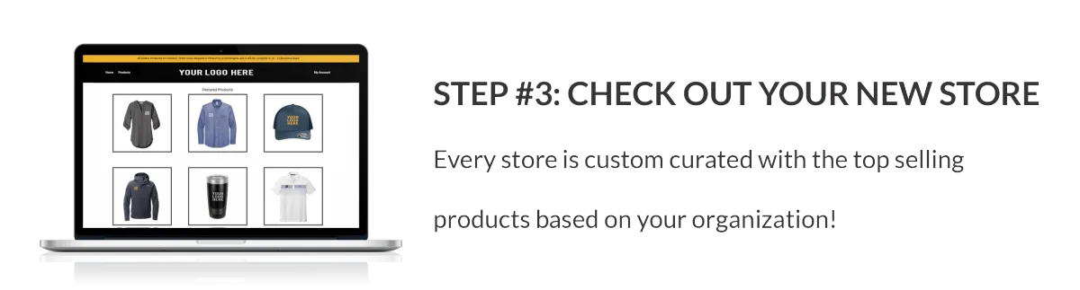 Step 3: Check out your new store