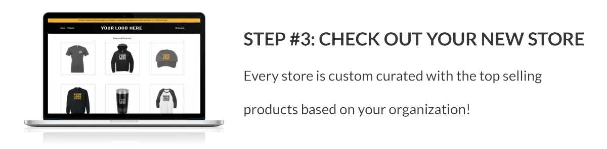Step #3: Check out your new store