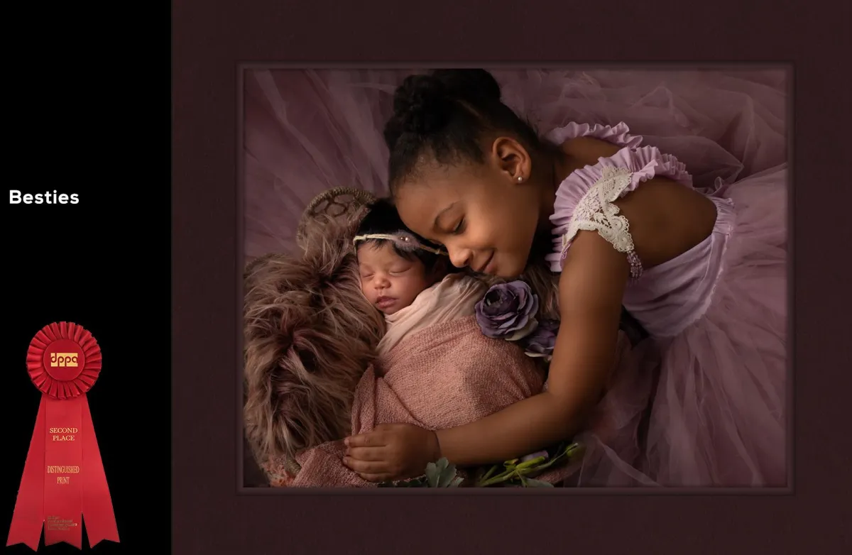 "Besties" - Dallas Professional Photographer's Association: Portrait - People, Second Place. 