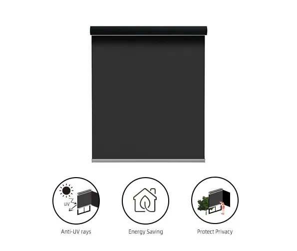 Roller Shades 100% Blackout Vinyl 