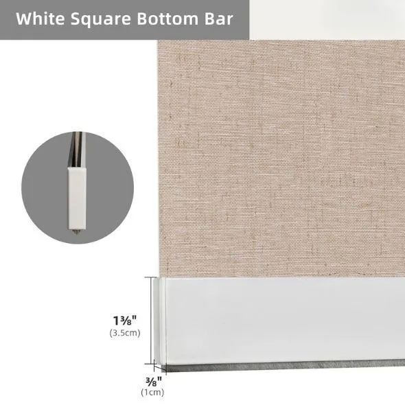 White Square Bottom Bar