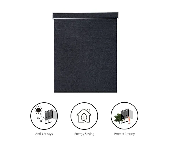 Coastal Smart Blinds Motorized Light Filtering Roller Shades 60%/70% Blackout Twilight