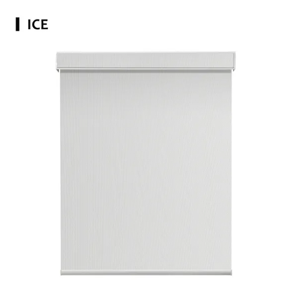 Ice Fabric Light Filtering Solar Shades 5% Openness Aventus