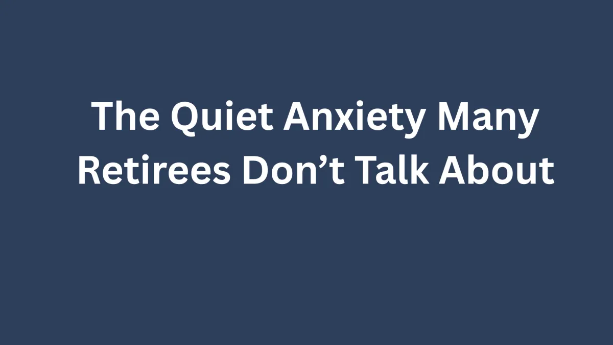 The Quiet Anxiety