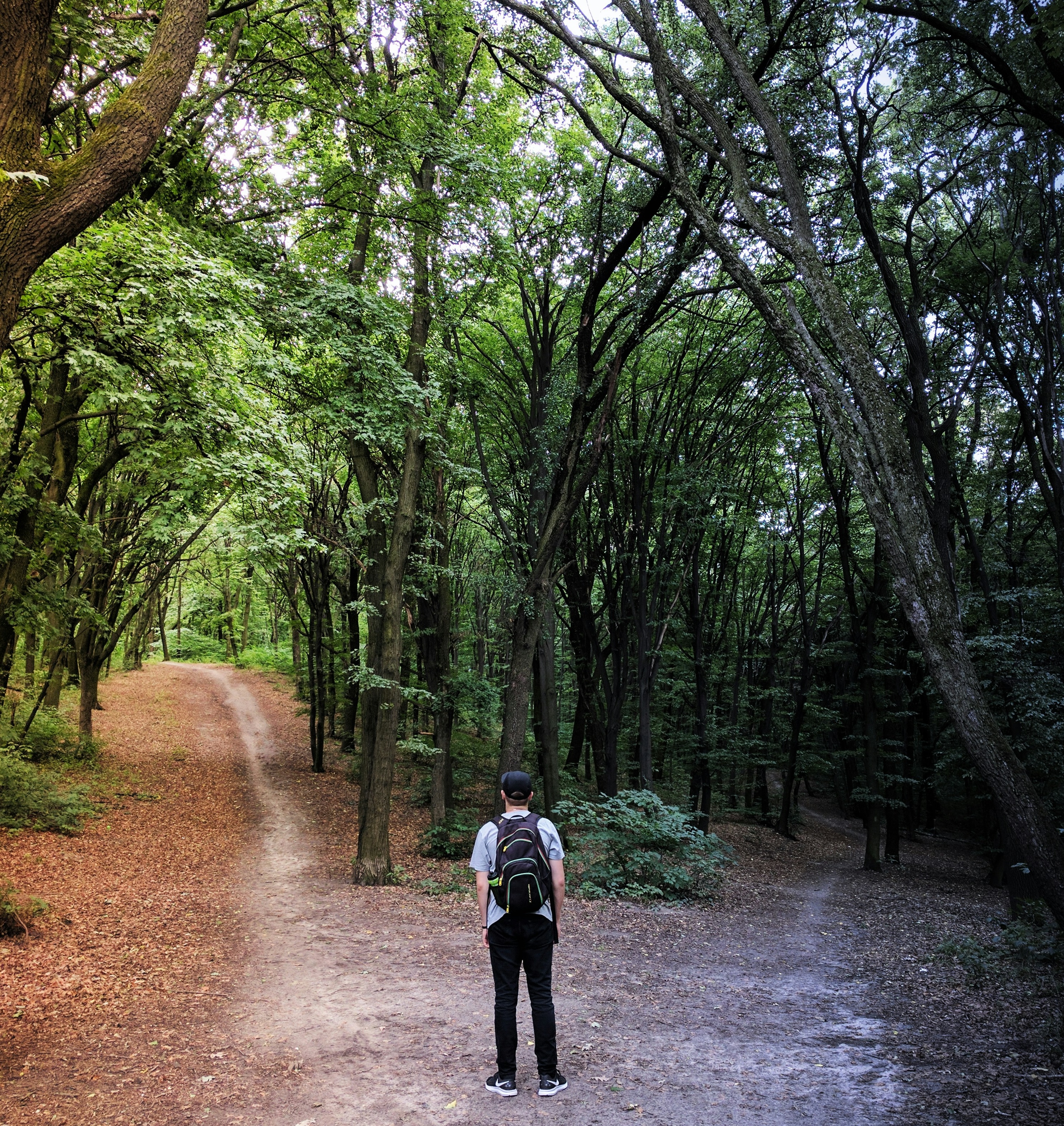Man walking in The Woodlands TX