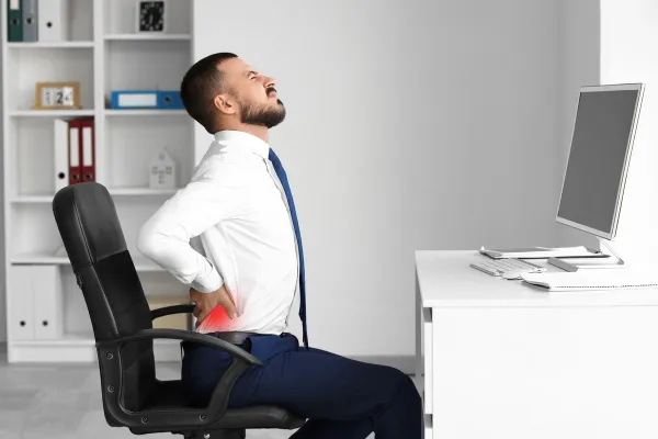 Sitting Quietly with Back Pain