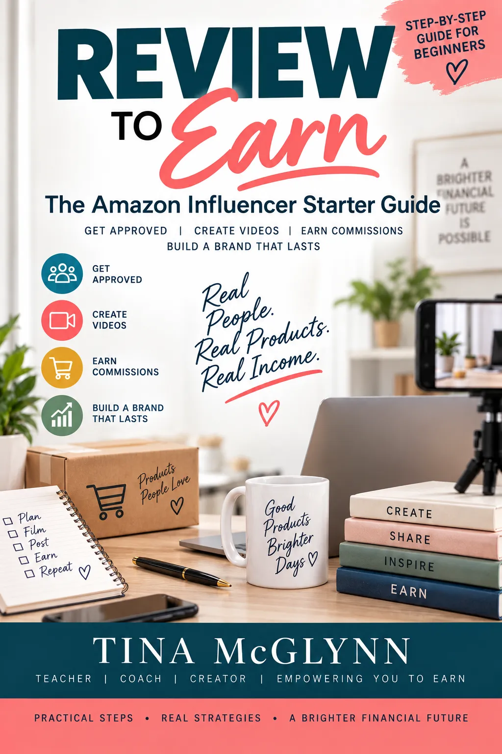 Review to Earn E-Book Cover - Amazon Influencer Guide