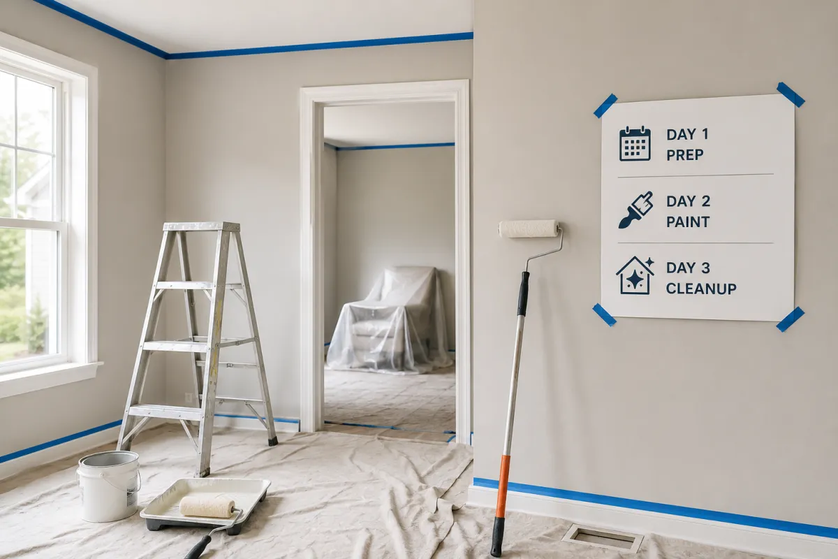 What to Expect During an Interior Paint Job in OKC