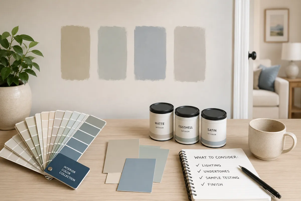 How to Choose Interior Paint Colors for Your OKC Home