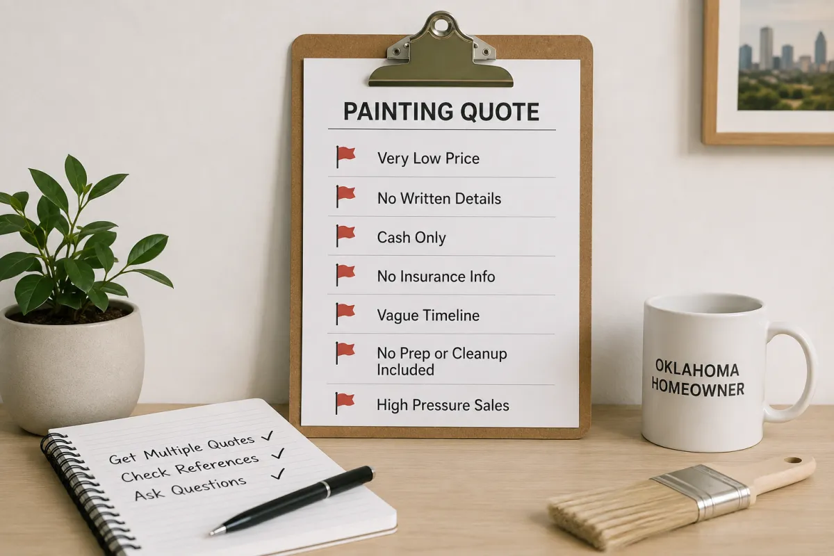 Red Flags in Painting