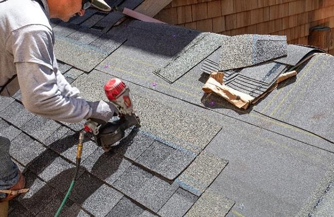 storm damaged roof repairs