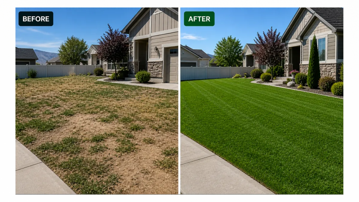 Smithfield, UT — Lawn Restoration