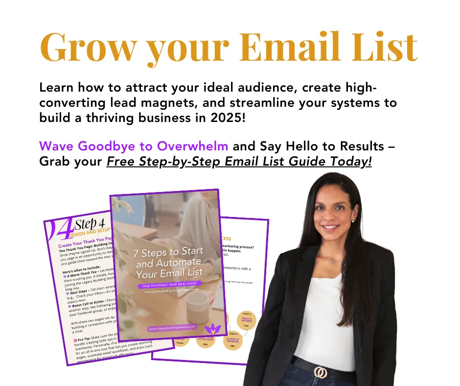 Email list-building tips and lead magnet ideas for email marketing success.