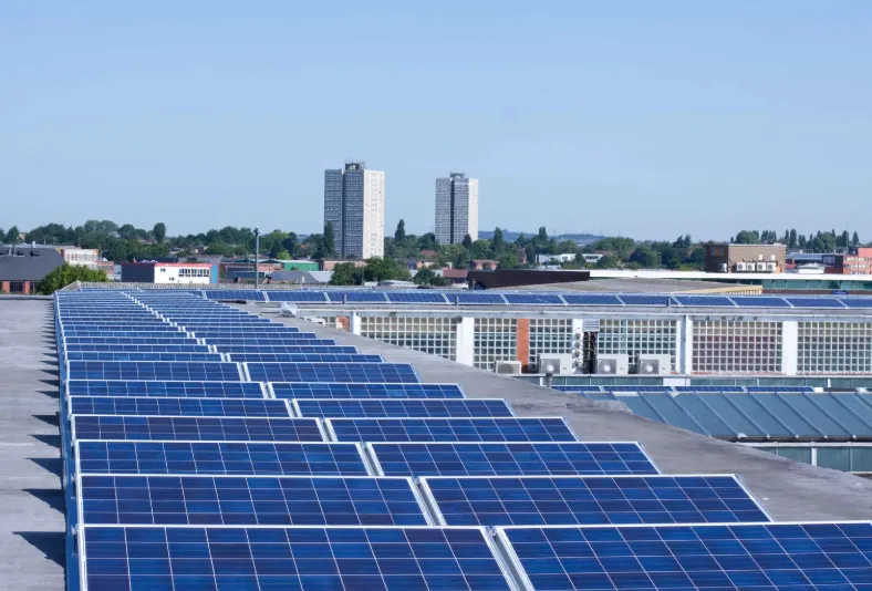 business with solar panels