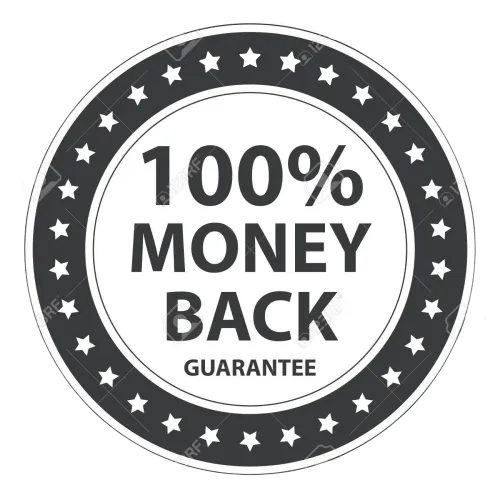 100% money back guarantee