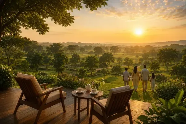 Peaceful farm landscape reflecting thoughtful land ownership, wealth preservation and family legacy.