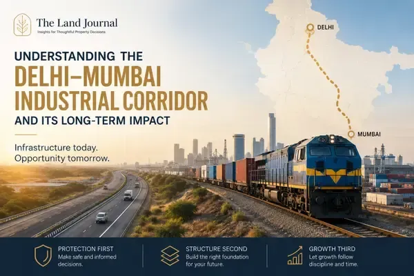 Delhi-Mumbai Industrial Corridor and its long-term impact on infrastructure and land markets.