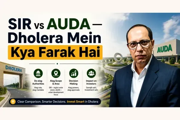 Dholera SIR vs AUDA: Plot Lene Se Pehle Yeh Farak Samjho