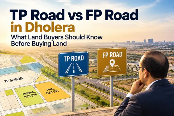 TP Road vs FP Road in Dholera – Himanshu Huriaa explains land planning and plot verification for property buyers.