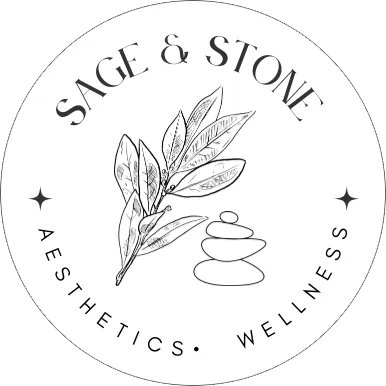 Sage and Stone Aesthetics and Wellness (FKA The Healing Tree) Logo