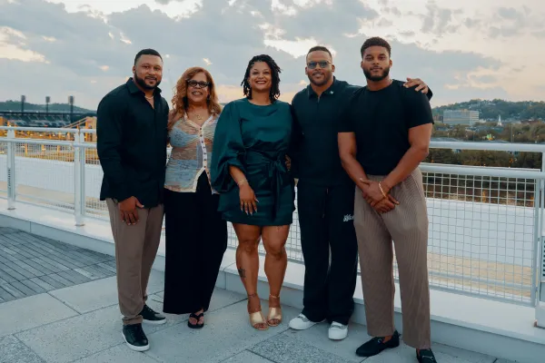 The Donald family — Archie, Anita, Akita, Aaron, and Elliot Donald — the three generations behind Donald Legacy Defined
