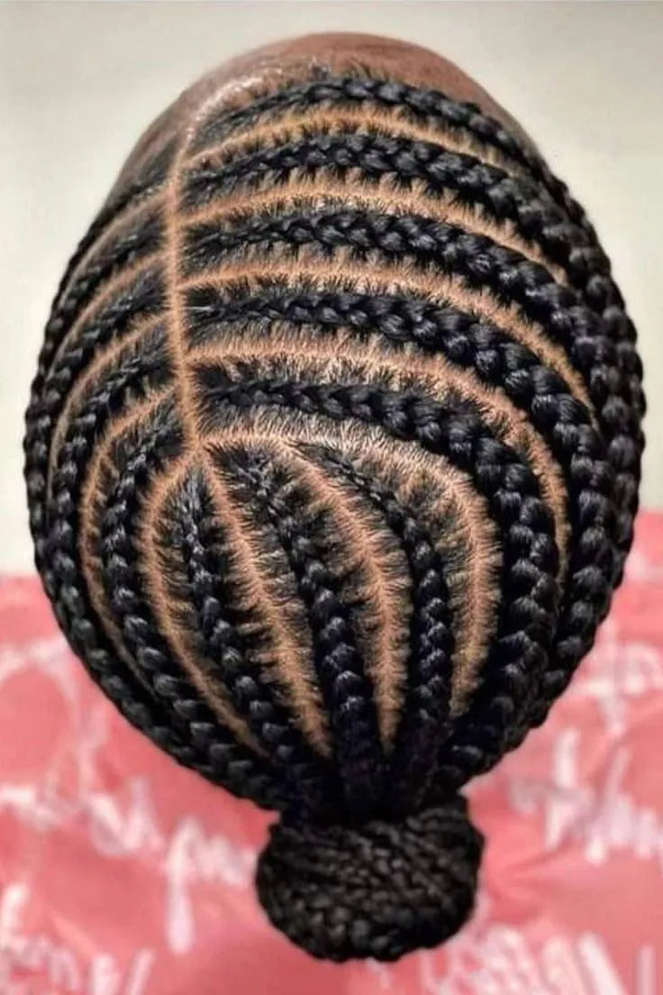 Cornrow plated backward