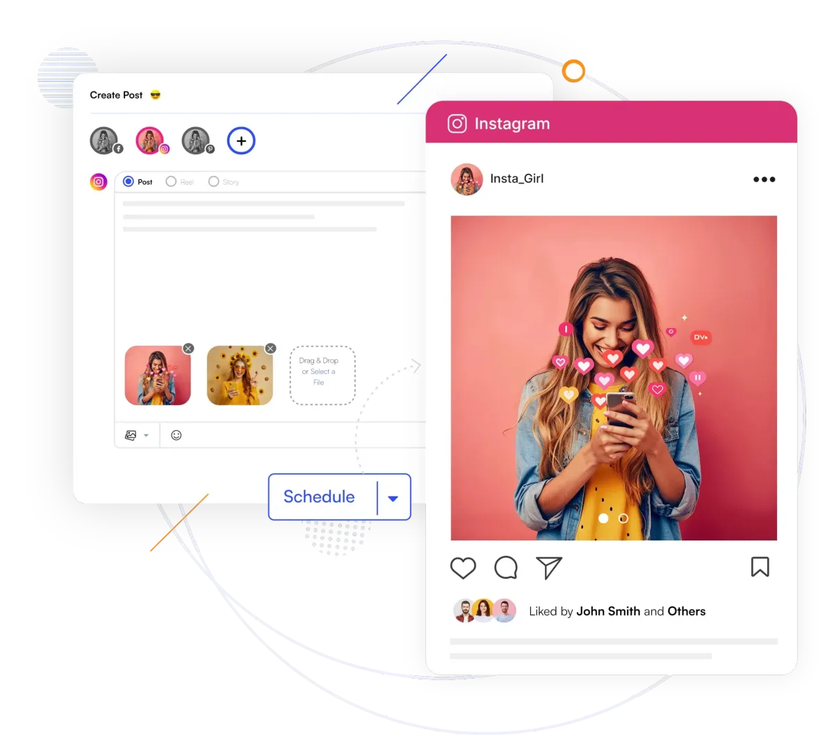 AI-driven digital marketing platform showcasing IG Clout's services for business automation and sales enhancement.