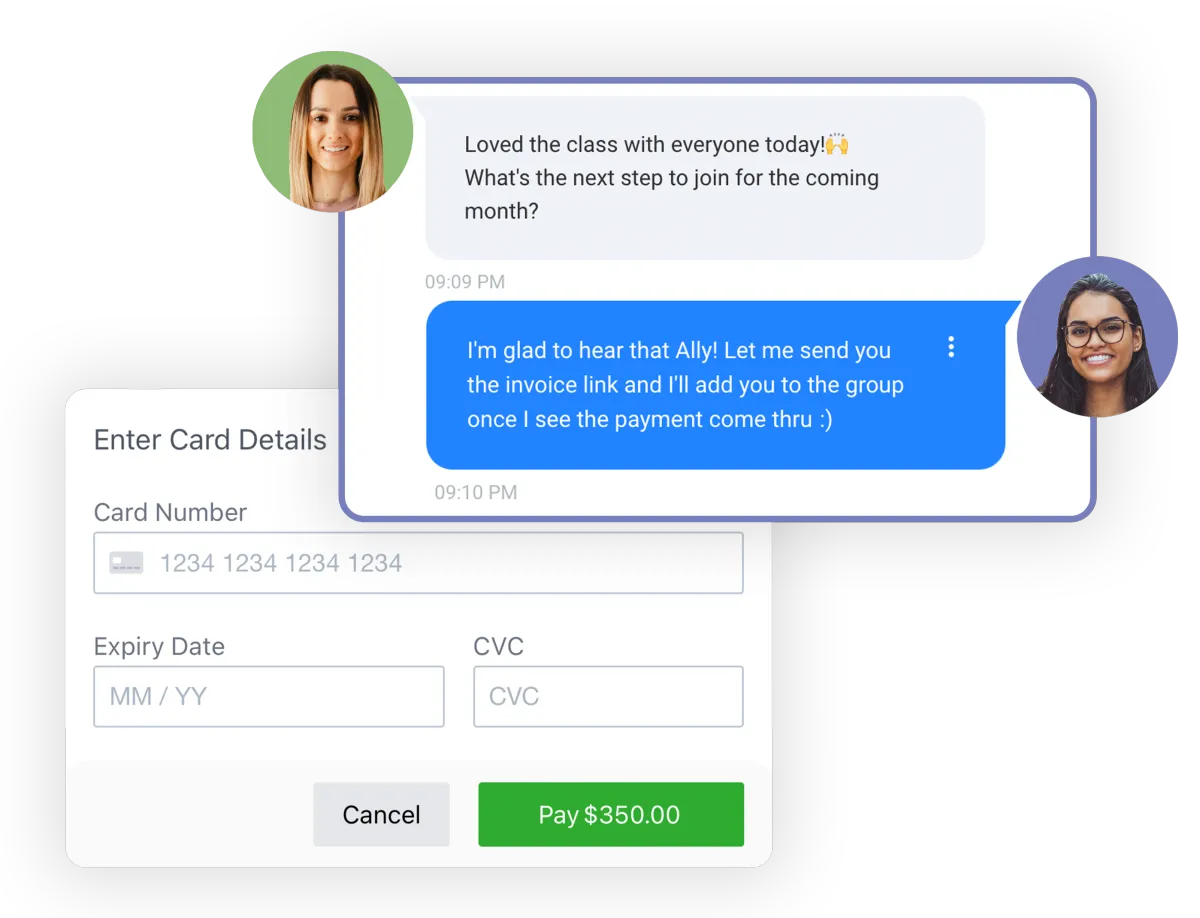 AI Employee dashboard from IG Clout showcasing business automation features for sales and customer engagement.