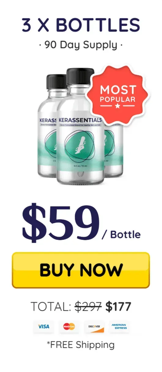 Kerassentials sale 3 Bottle