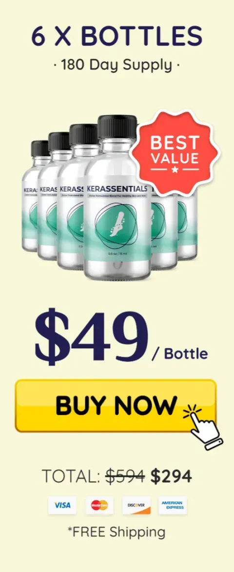 Kerassentials sale 6 Bottle