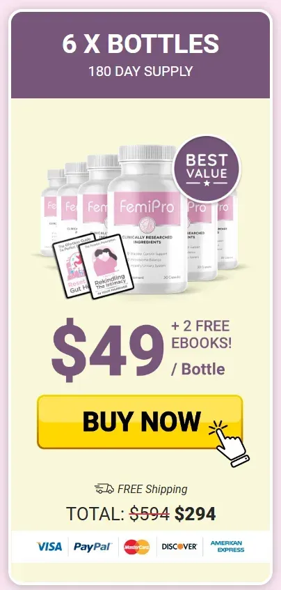 FemiPro sale 6 Bottle