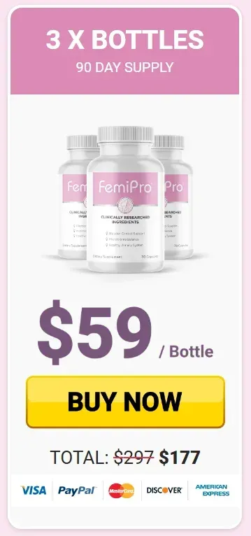 FemiPro sale 3 Bottle