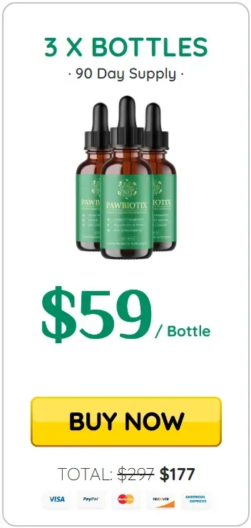 pawbiotix  sale 3 bottle