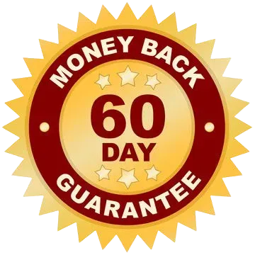 aeroslim 60-day money-back guarantee badge.