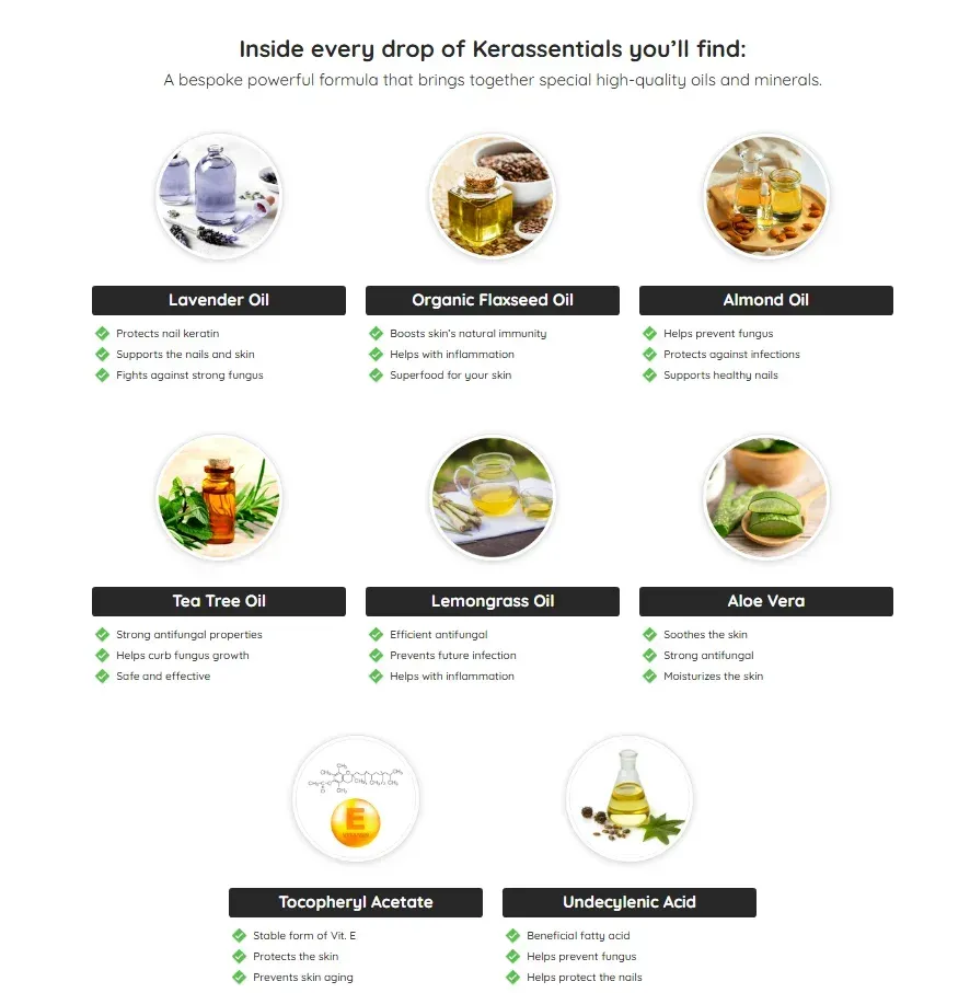 Kerassentials Ingredients