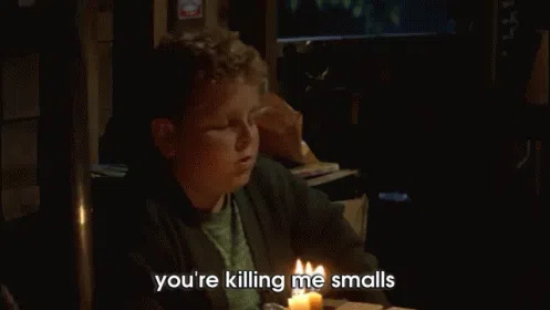 Hamilton Porter from The Sandlot saying you're killing me Smalls
