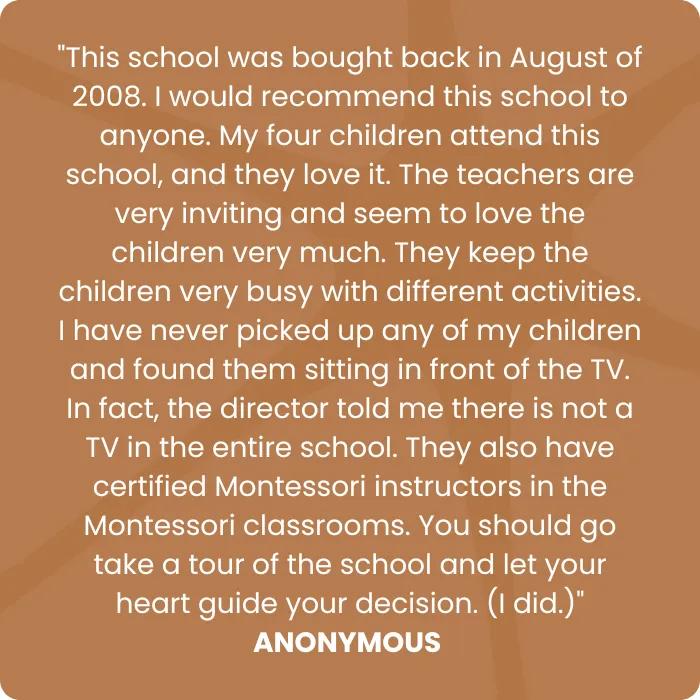 Northstar Preschools Parent Testimonial 