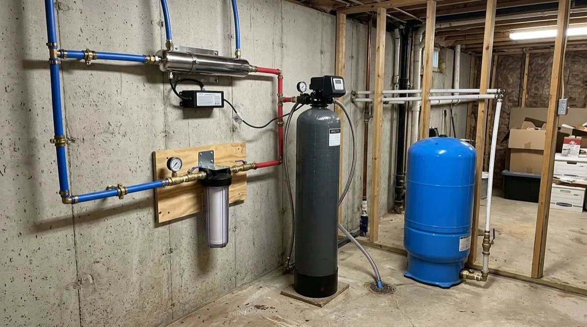 Whole House Water Filtration & Softening in 