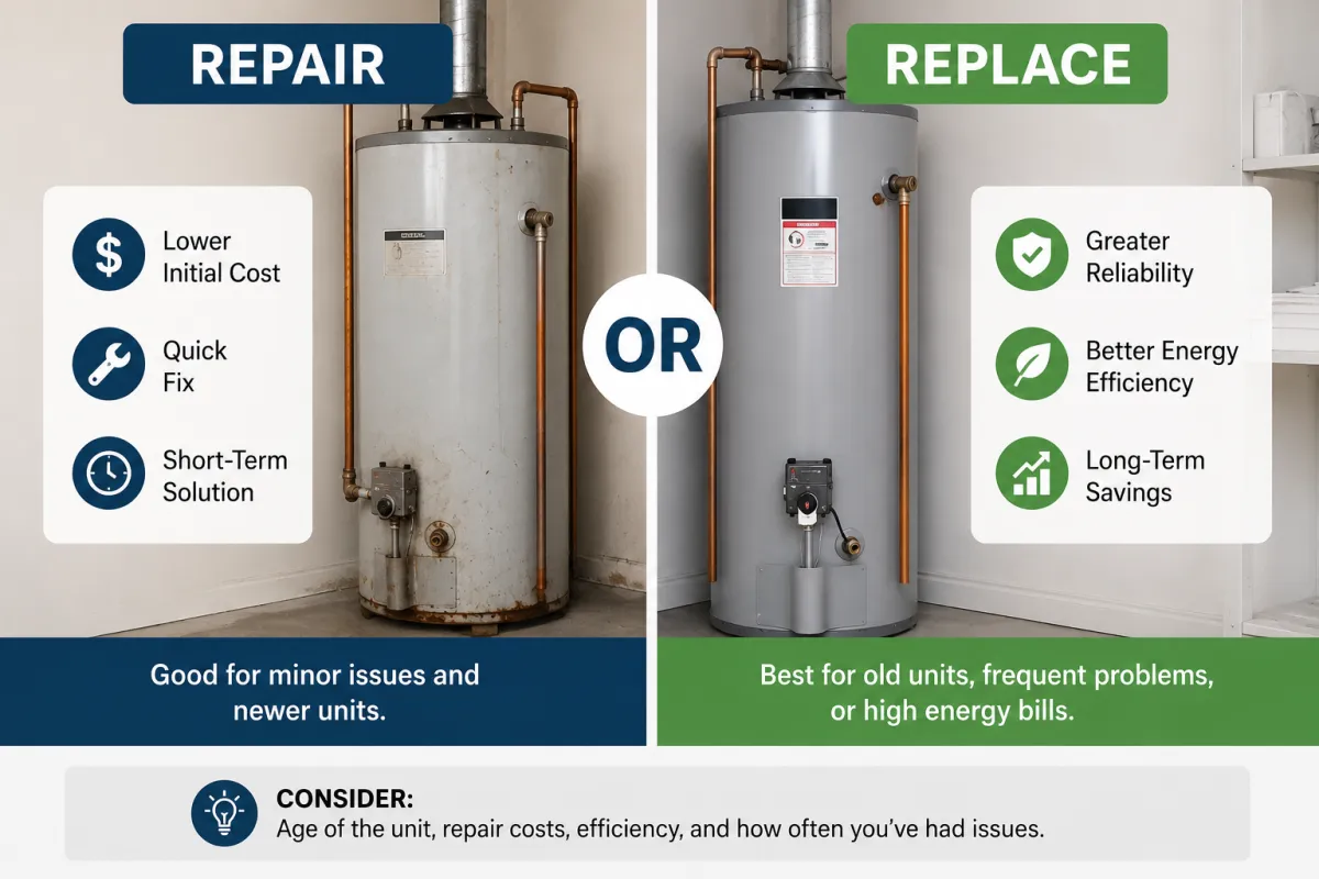Should You Repair or Replace an Aging Water Heater?