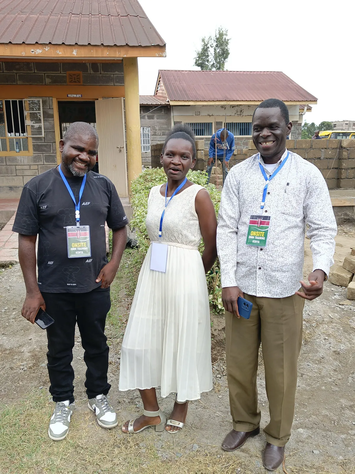 Two Disciples Baptizing a New Believer