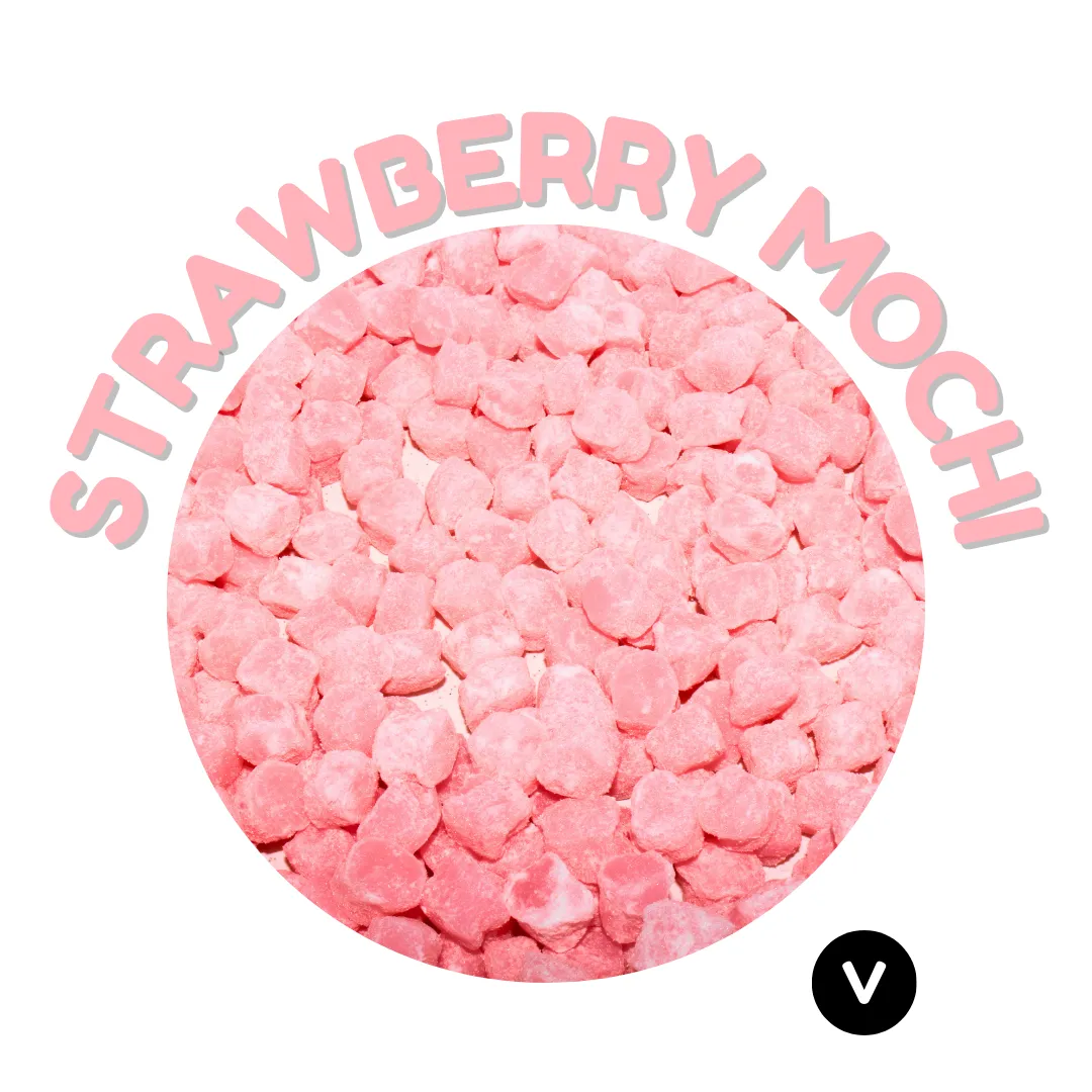 strawberry mochi- vegan