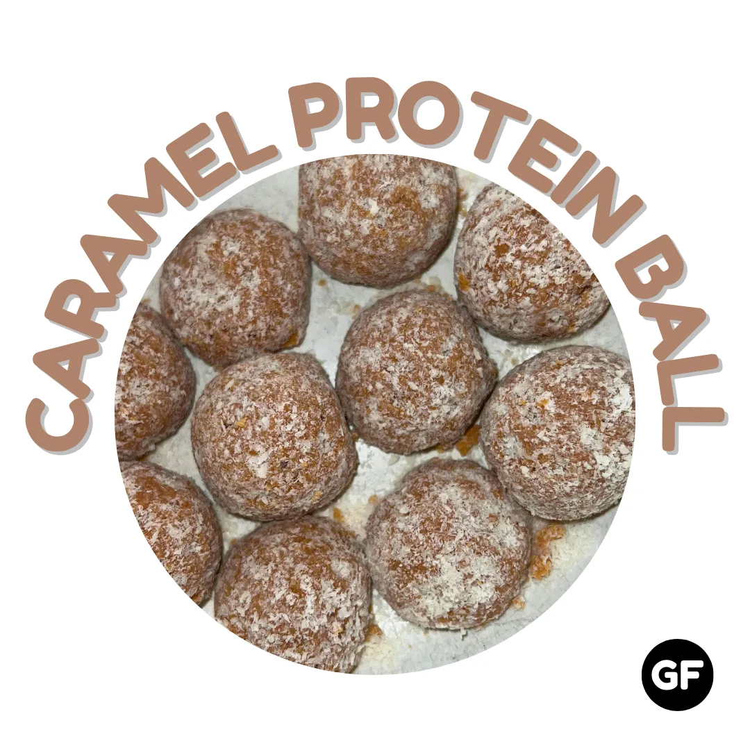 caramel protein ball byron bay bliss- gluten free