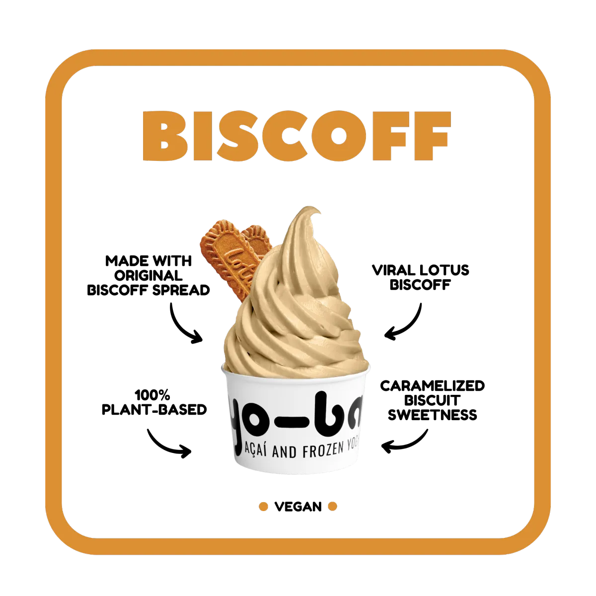 Biscoff - Tastes like the classic Biscoff cookie, vegan, gluten-free, and 99% sugar-free.